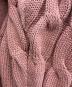 中古・古着 BATONER (バトナ―) ケーブルニット ピンク サイズ:3：7000円
