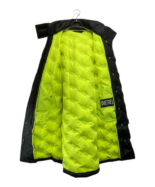 DIESEL（ディーゼル）DIESEL (ディーゼル) エンボスロゴダウンコート ブラック サイズ:Sの古着・服飾アイテム