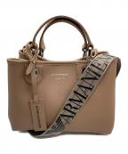 EMPORIO ARMANIエンポリオアルマーニ）の古着「MyEA ショッパー ディアプリント スモール」｜ベージュ