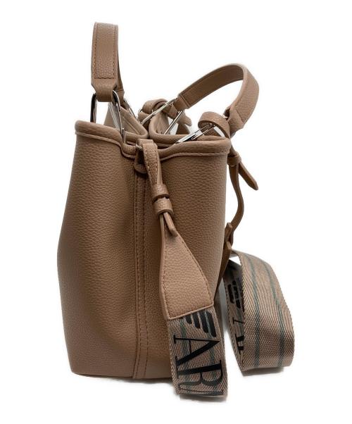 EMPORIO ARMANI（エンポリオアルマーニ）EMPORIO ARMANI (エンポリオアルマーニ) MyEA ショッパー ディアプリント スモール ベージュの古着・服飾アイテム