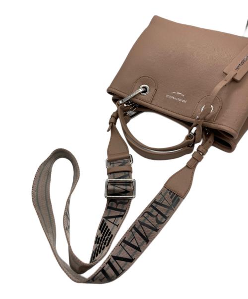 EMPORIO ARMANI（エンポリオアルマーニ）EMPORIO ARMANI (エンポリオアルマーニ) MyEA ショッパー ディアプリント スモール ベージュの古着・服飾アイテム