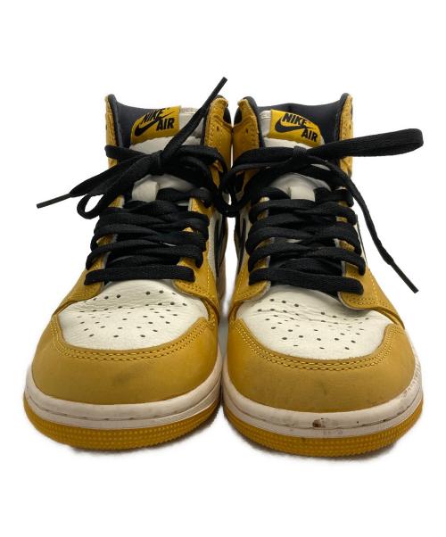 NIKE（ナイキ）NIKE (ナイキ) Air Jordan 1 Retro High OG Yellow Ochre ホワイト×イエロー サイズ:25.5の古着・服飾アイテム