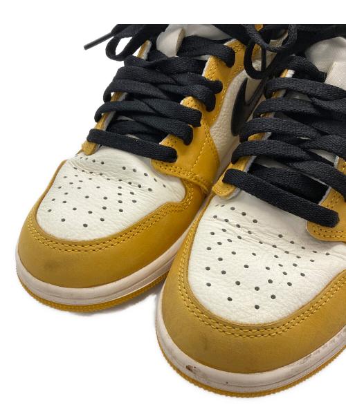 NIKE（ナイキ）NIKE (ナイキ) Air Jordan 1 Retro High OG Yellow Ochre ホワイト×イエロー サイズ:25.5の古着・服飾アイテム