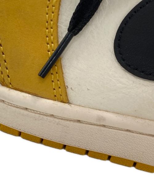 NIKE（ナイキ）NIKE (ナイキ) Air Jordan 1 Retro High OG Yellow Ochre ホワイト×イエロー サイズ:25.5の古着・服飾アイテム