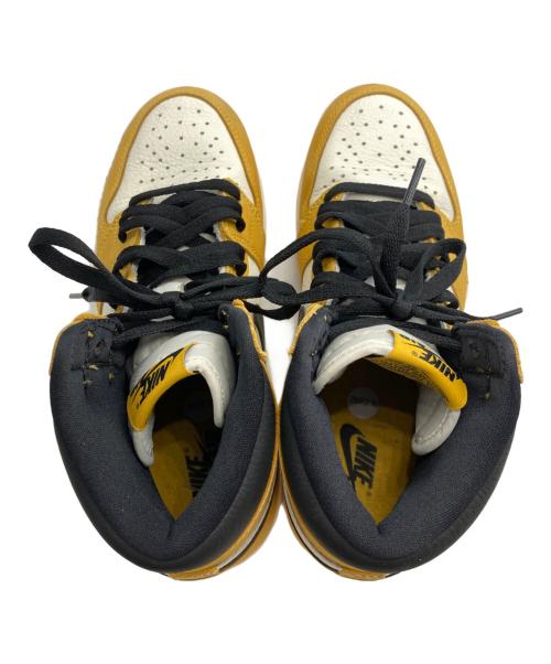NIKE（ナイキ）NIKE (ナイキ) Air Jordan 1 Retro High OG Yellow Ochre ホワイト×イエロー サイズ:25.5の古着・服飾アイテム