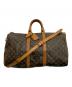LOUIS VUITTON（ルイ ヴィトン）の古着「キーポル50/ボストンバッグ」｜ブラウン