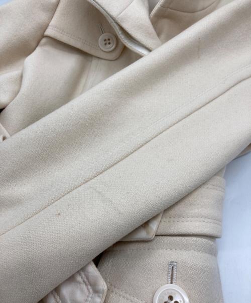 BURBERRY BLUE LABEL（バーバリーロンドンブルーレーベル）BURBERRY BLUE LABEL (バーバリーロンドンブルーレーベル) ハーフコート アイボリー サイズ:38の古着・服飾アイテム
