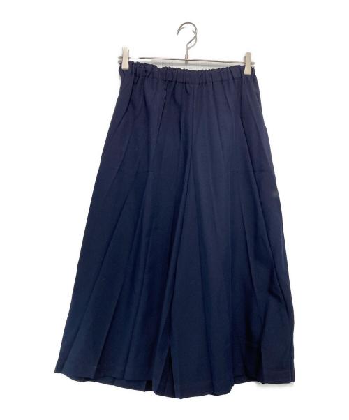 ISSEY MIYAKE me（イッセイ ミヤケ ミー）ISSEY MIYAKE me (イッセイ ミヤケ ミー) プリーツワイドパンツ ネイビー サイズ:-の古着・服飾アイテム