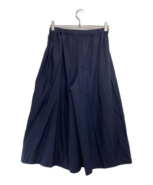 ISSEY MIYAKE me（イッセイ ミヤケ ミー）ISSEY MIYAKE me (イッセイ ミヤケ ミー) プリーツワイドパンツ ネイビー サイズ:-の古着・服飾アイテム
