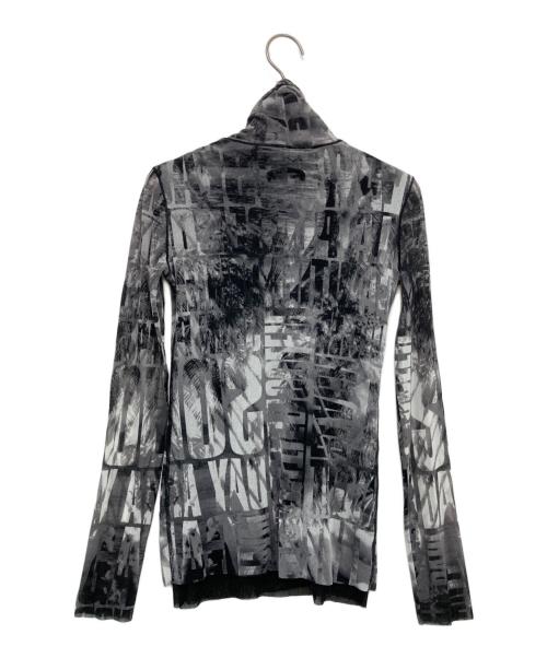 Jean Paul GAULTIER SOLEIL（ジャンポールゴルチェ ソレイユ）Jean Paul GAULTIER soleil (ジャンポールゴルチェ ソレイユ) パワーネット長袖カットソー グレー サイズ:Sの古着・服飾アイテム