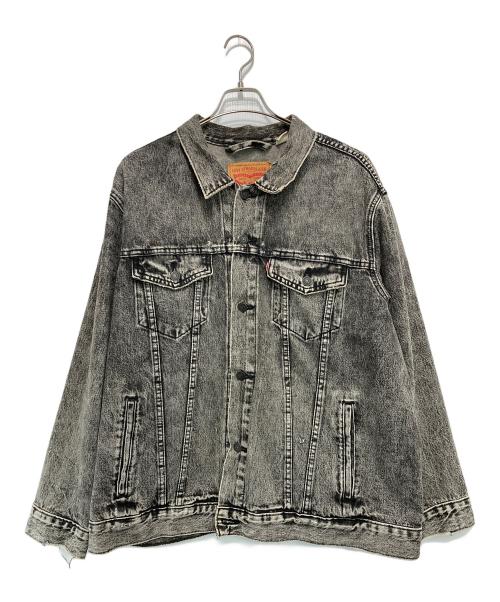 LEVI'S（リーバイス）LEVI'S (リーバイス) RELAXED 4th型 ダメージ加工デニムジャケット グレー サイズ:XLの古着・服飾アイテム