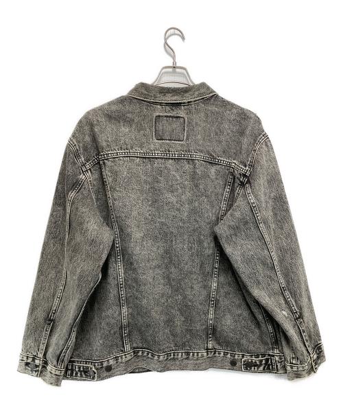 LEVI'S（リーバイス）LEVI'S (リーバイス) RELAXED 4th型 ダメージ加工デニムジャケット グレー サイズ:XLの古着・服飾アイテム