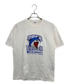 ADER error×maison kitsune（アーダーエラー×メゾンキツネ）の古着「Yawn Fox T-Shirt」｜ホワイト