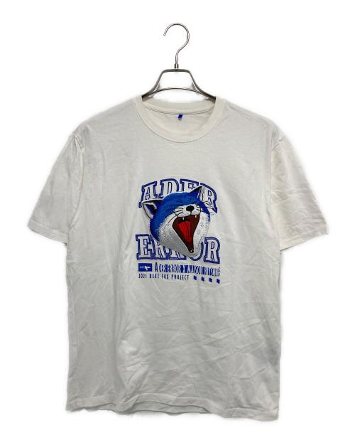 ADER error（アーダーエラー）ADER error (アーダーエラー) maison kitsune (メゾンキツネ) Yawn Fox T-Shirt ホワイト サイズ:1の古着・服飾アイテム