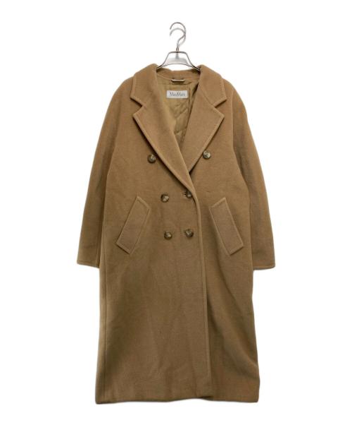 MaxMara（マックスマーラ）MaxMara (マックスマーラ) カシミヤ混ダブルコート ベージュ サイズ:J38の古着・服飾アイテム