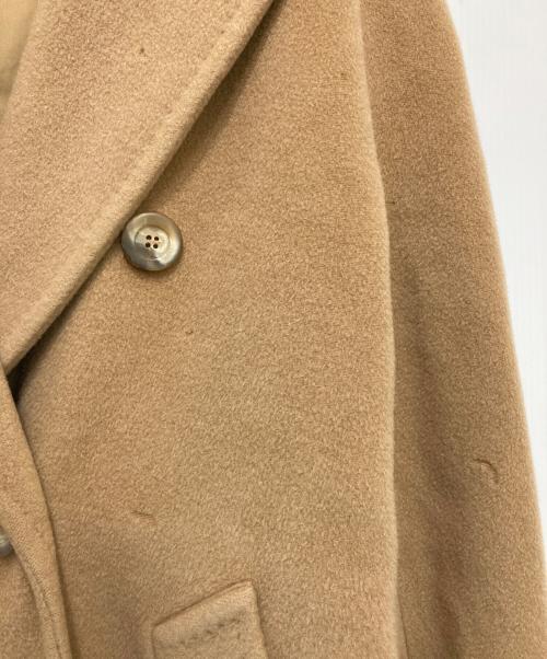 MaxMara（マックスマーラ）MaxMara (マックスマーラ) カシミヤ混ダブルコート ベージュ サイズ:J38の古着・服飾アイテム