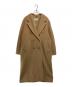 MaxMara（マックスマーラ）の古着「カシミヤ混ダブルコート」｜ベージュ