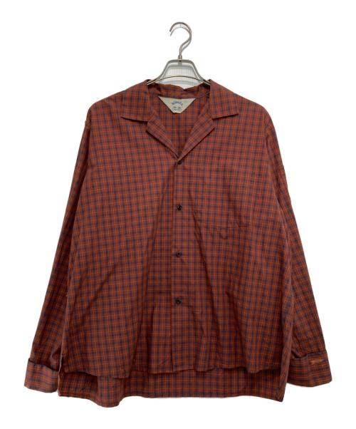 SUNSEA（サンシー）SUNSEA (サンシー) GIGOLO SHIRT レッド サイズ:3の古着・服飾アイテム