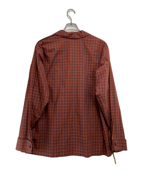 SUNSEA（サンシー）SUNSEA (サンシー) GIGOLO SHIRT レッド サイズ:3の古着・服飾アイテム