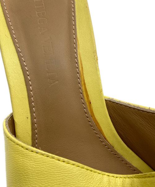 BOTTEGA VENETA（ボッテガベネタ）BOTTEGA VENETA (ボッテガベネタ) ヒールサンダル イエロー サイズ:39の古着・服飾アイテム