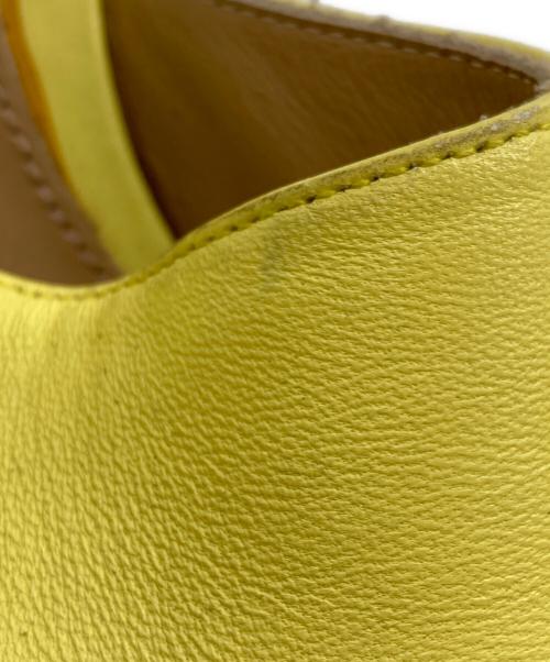 BOTTEGA VENETA（ボッテガベネタ）BOTTEGA VENETA (ボッテガベネタ) ヒールサンダル イエロー サイズ:39の古着・服飾アイテム
