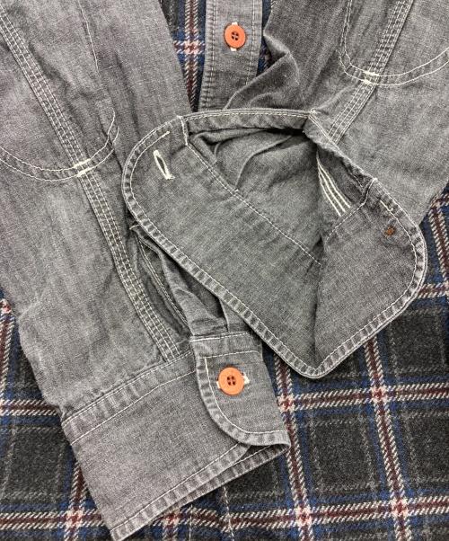 COMME des GARCONS JUNYA WATANABE MAN（コム デ ギャルソン ジュンヤ ワタナベ マン）COMME des GARCONS JUNYA WATANABE MAN (コム デ ギャルソン ジュンヤ ワタナベ マン) 切替チェックシャツ グレー サイズ:Sの古着・服飾アイテム