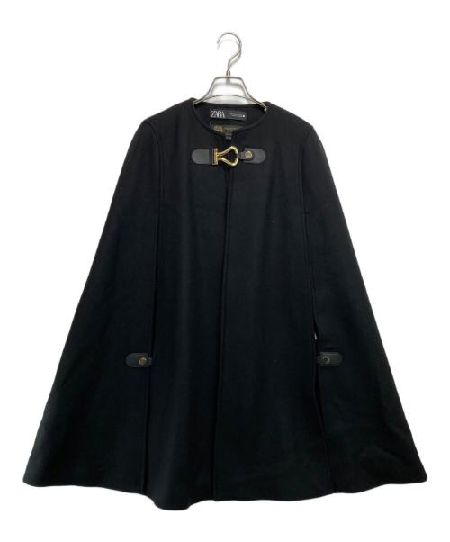 ZARA（ザラ）ZARA (ザラ) MANTECOケープ ブラック サイズ:S 未使用品の古着・服飾アイテム