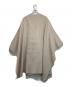 icB (アイシービー) ウールリバー ポンチョ ベージュ サイズ:4：8000円