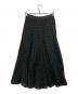ANAYI (アナイ) ドットジャガード フレアスカート ブラック サイズ:38：5000円
