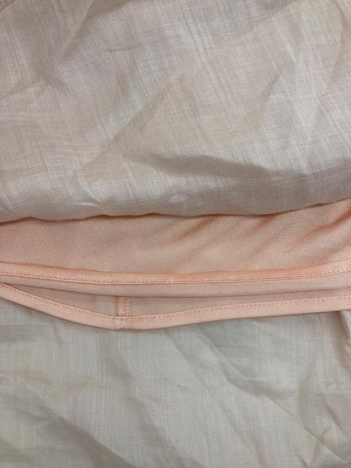ANAYI（アナイ）ANAYI (アナイ) ラミーローンカシュクール ワンピース ピンク サイズ:38の古着・服飾アイテム