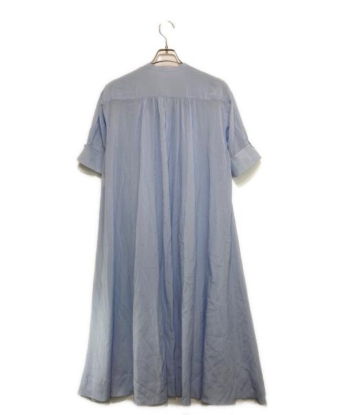 ANAYI（アナイ）ANAYI (アナイ) ライトローンスタンドカラーワンピース スカイブルー サイズ:38の古着・服飾アイテム
