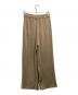 ANAYI (アナイ) ストレッチダブルサテンイージーワイドパンツ ベージュ サイズ:36：5000円