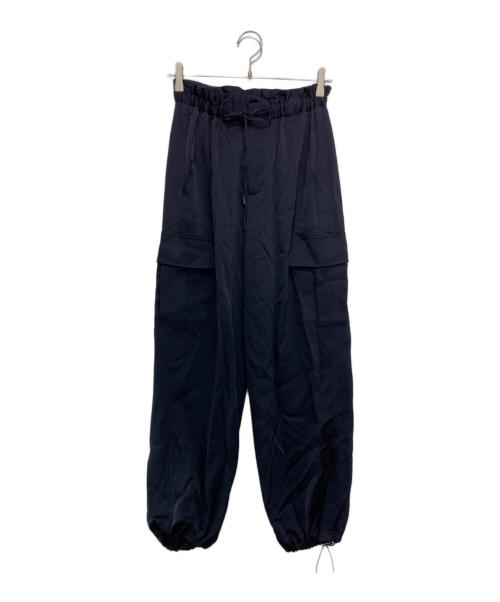 ANAYI（アナイ）ANAYI (アナイ) ストレッチサテンカーゴパンツ ネイビー サイズ:36の古着・服飾アイテム