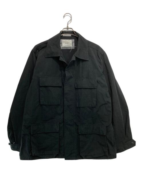 WTAPS（ダブルタップス）WTAPS (ダブルタップス) リップストップミリタリージャケット ブラック サイズ:03の古着・服飾アイテム