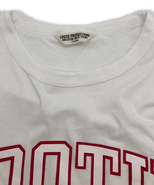 COOTIE PRODUCTIONS（クーティープロダクツ）COOTIE PRODUCTIONS (クーティープロダクツ) Print Oversized L/S Tee ホワイト サイズ:Lの古着・服飾アイテム