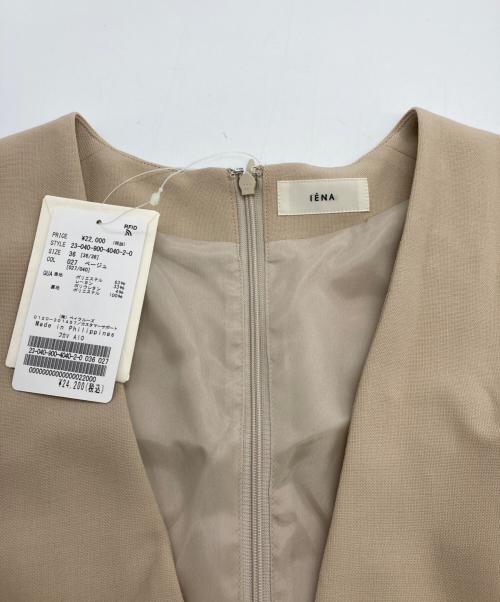 IENA（イエナ）IENA (イエナ) Vネックオールインワン ベージュ サイズ:36 未使用品の古着・服飾アイテム