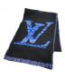 LOUIS VUITTON（ルイ ヴィトン）の古着「エシャルプ・モノグラム ツーサイディッド」｜ブルー×ブラック