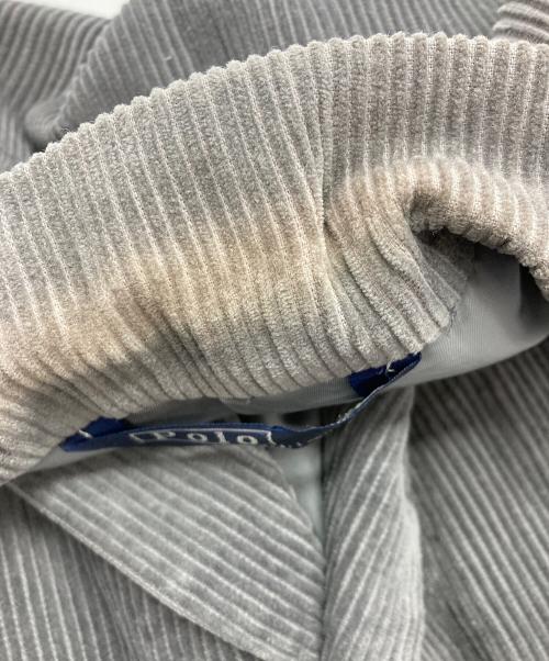 POLO RALPH LAUREN（ポロ・ラルフローレン）POLO RALPH LAUREN (ポロ・ラルフローレン) コーデュロイテーラードジャケット グレー サイズ:6の古着・服飾アイテム