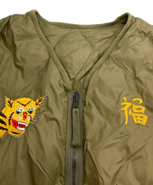 TAION（タイオン）TAION (タイオン) BEAMS (ビームス) ダウンジャケット カーキ サイズ:Mの古着・服飾アイテム