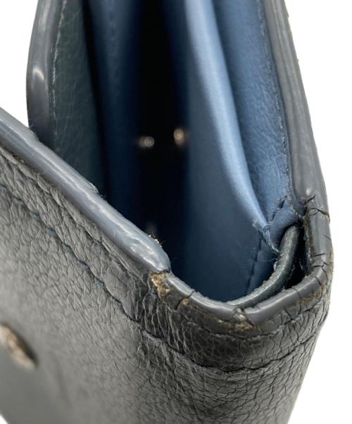 PRADA（プラダ）PRADA (プラダ) 3つ折り財布 ブルーの古着・服飾アイテム