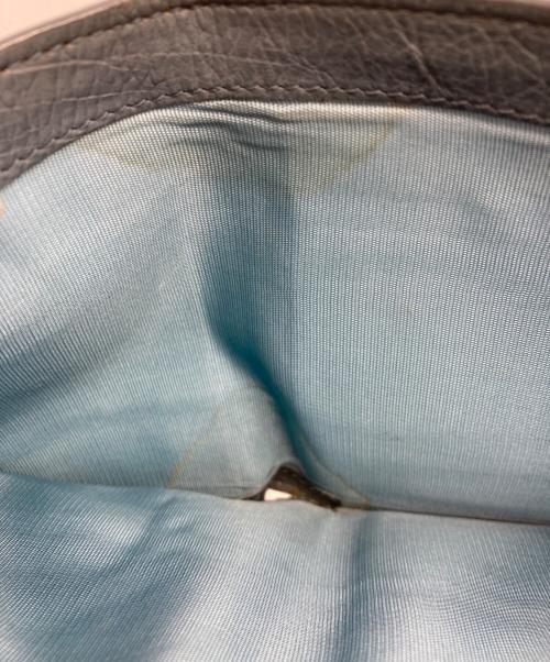 PRADA（プラダ）PRADA (プラダ) 3つ折り財布 ブルーの古着・服飾アイテム