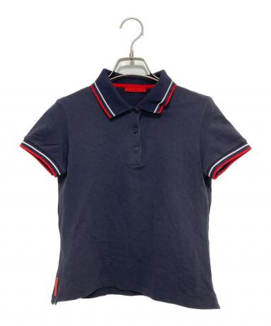 中古・古着通販】PRADA (プラダ) ポロシャツ ネイビー サイズ:M