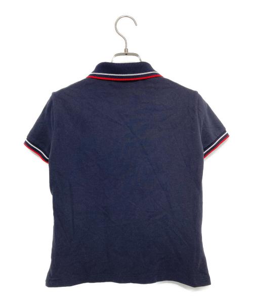 PRADA（プラダ）PRADA (プラダ) ポロシャツ ネイビー サイズ:Ｍの古着・服飾アイテム