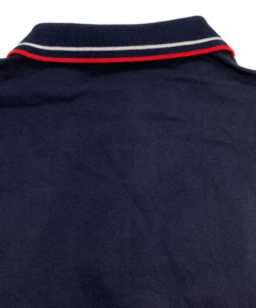PRADA（プラダ）PRADA (プラダ) ポロシャツ ネイビー サイズ:Ｍの古着・服飾アイテム