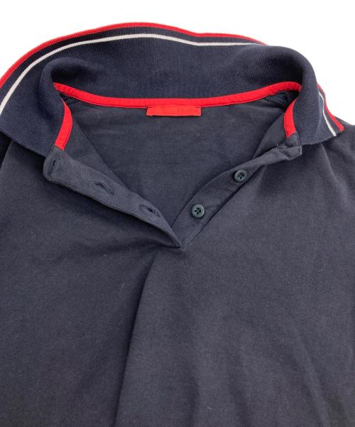 PRADA（プラダ）PRADA (プラダ) ポロシャツ ネイビー サイズ:Ｍの古着・服飾アイテム
