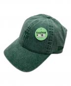 New Era×Y'sニューエラ×ワイズ）の古着「9TWENTY Y's アシッドウォッシュ ダークグリーン」｜グリーン