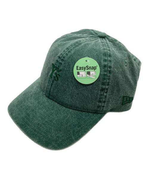 New Era（ニューエラ）New Era (ニューエラ) Y's (ワイズ) 9TWENTY Y's アシッドウォッシュ ダークグリーン グリーン 未使用品の古着・服飾アイテム