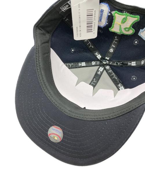 New Era（ニューエラ）New Era (ニューエラ) SAINT MICHAEL (セントマイケル) MLB (エムエルビー) コラボワッペンキャップ ネイビー 未使用品の古着・服飾アイテム