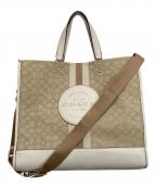 COACHコーチ）の古着「デンプシー トート 40」｜ベージュ