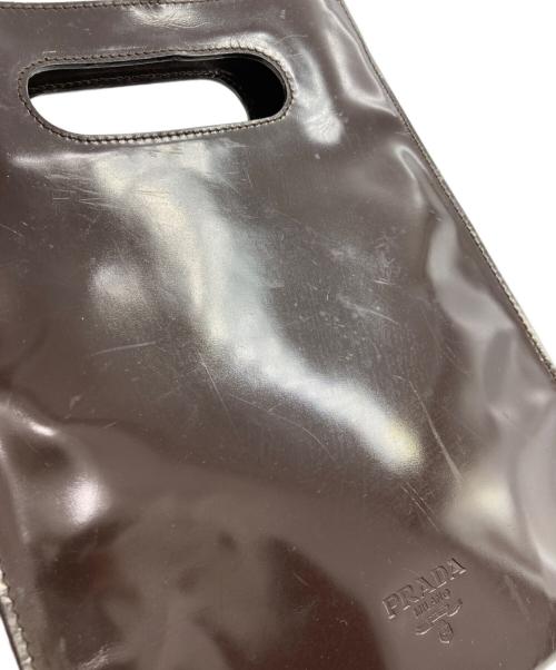 PRADA（プラダ）PRADA (プラダ) ハンドバッグ ブラウンの古着・服飾アイテム